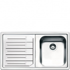 Smeg LPE861S lavello Lavello montato su piano Rettangolare Acciaio inox