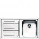 Smeg LPE861S lavello Lavello montato su piano Rettangolare Acciaio inox 2