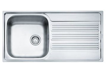 Franke GOX 611-L Lavello montato su piano Quadrato Acciaio inox