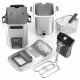 De’Longhi F 44532 CZ friggitrice Singolo 5 L Indipendente 3200 W Nero, Acciaio inox 4