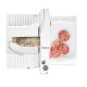 Bosch MAS4104W affettatrice Elettrico 110 W Bianco Plastica 7