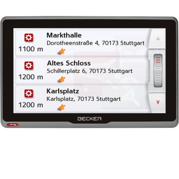Becker Transit 7sl EU navigatore Fisso 17,8 cm (7") Touch screen 330 g Antracite, Nero