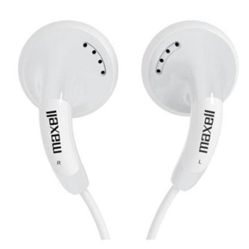 Maxell 303750 cuffia e auricolare Cablato In-ear Musica e Chiamate Bianco