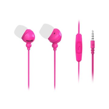 Maxell 303762 cuffia e auricolare Cablato In-ear Musica e Chiamate Rosa