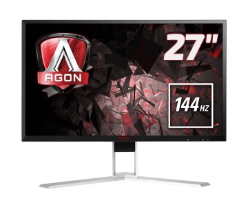 AOC AGON 1 AG271QX Monitor PC 68,6 cm (27") 2560 x 1440 Pixel Quad HD LED Nero, Rosso