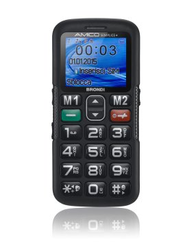Brondi AMICO SEMPLICE PLUS 4,57 cm (1.8") Nero