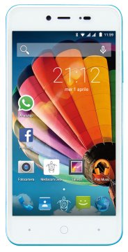 Mediacom PhonePad Duo G515 12,7 cm (5") Doppia SIM Android 5.1 3G Micro-USB 1 GB 8 GB 2000 mAh Blu, Bianco