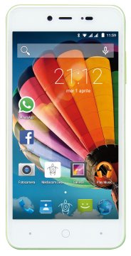 Mediacom PhonePad Duo G515 12,7 cm (5") Doppia SIM Android 5.1 3G Micro-USB 1 GB 8 GB 2000 mAh Verde, Bianco