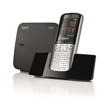 Gigaset SL 350 Telefono analogico Identificatore di chiamata Argento
