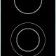 Bosch PKF375N14E piano cottura Nero Da incasso Piano cottura a induzione 2 Fornello(i) 2
