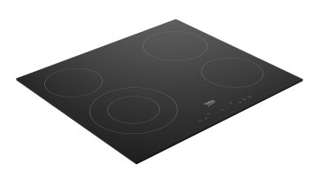 Beko HIC64402E piano cottura Nero Da incasso 58 cm Alogeno 4 Fornello(i)