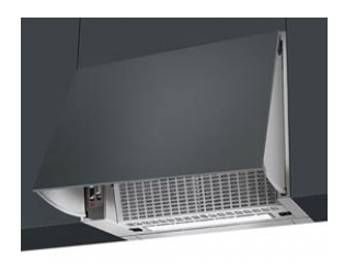 Smeg KSEI62 cappa aspirante Incassato Grigio, Argento 350 m³/h