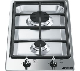 Smeg Classic Classica Piano di cottura PGF32G Acciaio Inox