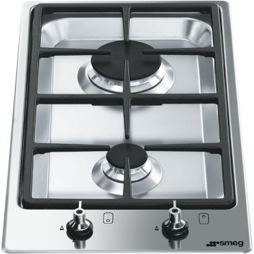 Smeg Classic Classica Piano di cottura PGF32G Acciaio Inox