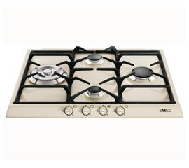 Smeg SR764PO piano cottura Crema Da incasso Gas 4 Fornello(i)