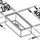 BLANCO ZEROX 180-IF/N Lavello montato su piano Rettangolare Acciaio inox 4
