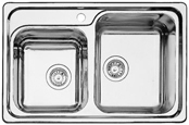 BLANCO CLASSIC 8 Lavello montato su piano Rettangolare Acciaio inox