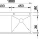 BLANCO ZEROX 5 S-IF Rettangolare Acciaio inossidabile 3