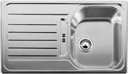 BLANCO LANTOS 45 S Lavello montato su piano Rettangolare Acciaio inox