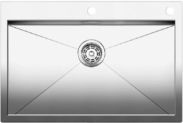 BLANCO Zerox 700 If/a Lavello montato su piano Rettangolare Acciaio inox