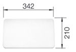 BLANCO 210802 tagliere da cucina Bianco