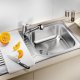 BLANCO Tipo XL 6 S Lavello montato su piano Rettangolare Acciaio inox 5