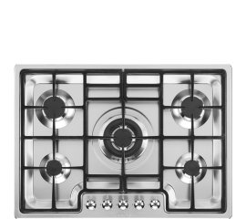 Smeg Classic Classica Piano di cottura PGF75-4 Acciaio Inox