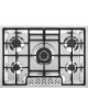 Smeg Classic Classica Piano di cottura PGF75-4 Acciaio Inox 2