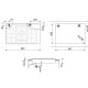 Smeg Classic Classica Piano di cottura PGF95-4 Acciaio Inox 10