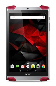 Acer Predator GT-810-18VH 32 GB 20,3 cm (8") Intel Atom® 2 GB Wi-Fi 4 (802.11n) Android Alluminio, Nero, Rosso