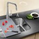 BLANCO SUPRA 500-U Lavello montato su piano Rettangolare Acciaio inox 3