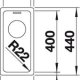 BLANCO ANDANO 180-U Lavello sottopiano Rettangolare Acciaio inox 3