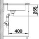 BLANCO ANDANO 180-U Lavello sottopiano Rettangolare Acciaio inox 4