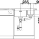 BLANCO Andano 340/180-U Lavello sottopiano Rettangolare Acciaio inox 4