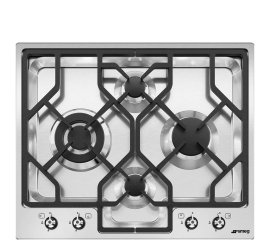 Smeg Classic Classica Piano di cottura PGF64-4 Acciaio Inox