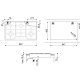 Smeg Classic Classica Piano di cottura PGF96 Acciaio Inox 5