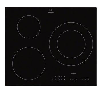 Electrolux EHH6332IOK Nero Da incasso Piano cottura a induzione 3 Fornello(i)