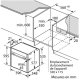 Neff B57CR22N0 forno 71 L 3650 W Nero, Acciaio inox 10