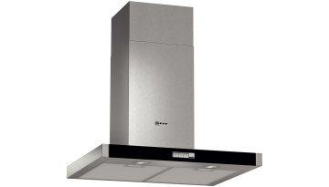 Neff DMR 7622 N Cappa aspirante a parete Nero, Acciaio inox 460 m³/h