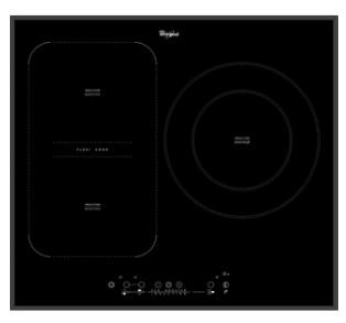 Whirlpool ACM 875/BA piano cottura Nero Da incasso Piano cottura a induzione 3 Fornello(i)