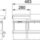 Franke Trolley Vario 45 34 L Rettangolare Grigio 3
