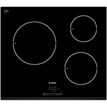 Bosch PIM631B18E piano cottura Nero Da incasso Piano cottura a induzione 3 Fornello(i)