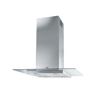 Franke Glass Isla 90 Cappa aspirante a parete Acciaio inox 660 m³/h