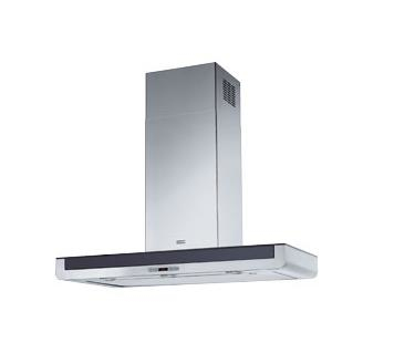 Franke Neptune Soft 90 Cappa aspirante a parete Nero, Acciaio inox 760 m³/h