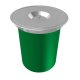 Franke Inset E12 12 L Rotondo Verde, Acciaio inox 2