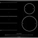 Bosch PIN675N27E piano cottura Nero, Acciaio inox Da incasso Piano cottura a induzione 4 Fornello(i) 2