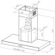 FABER S.p.A. Stilux EG8 X/V A90 Logic Cappa aspirante a parete Specchio, Stainless steel 660 m³/h 3