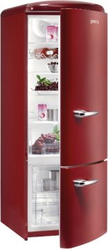 Gorenje RK60319OR Libera installazione 284 L Bordeaux, Metallico
