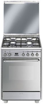 Smeg SCB60MX9 cucina Elettrico Gas Acciaio inox