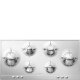 Smeg Renzo Piano Piano Design Piano di cottura P106ES Acciaio Inox 2